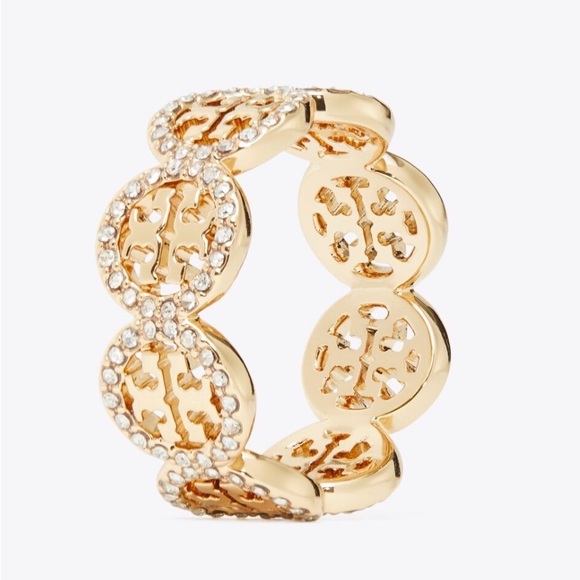 Tory Burch Jewelry - Tory Burch Miller Pavé Ring - NWT/Dust Bag SIZE 8